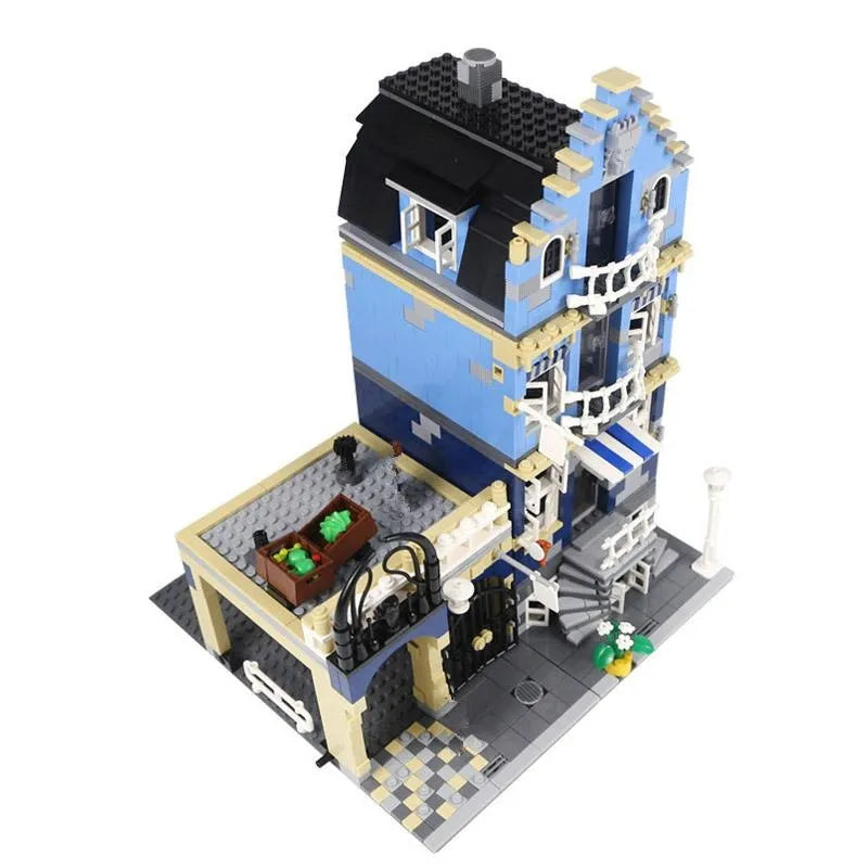 MOC Building Block Set: Market Factory Shop, Model 15007