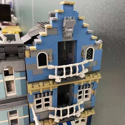 MOC Building Block Set: Market Factory Shop, Model 15007