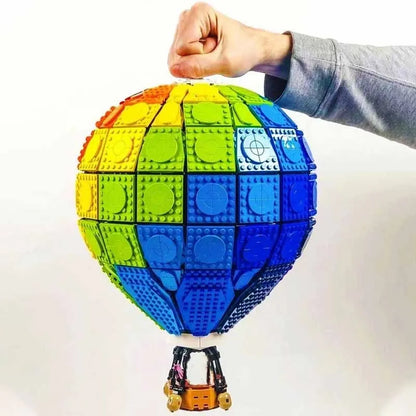 MOC Building Block Set: Rainbow Balloon, Model C-002