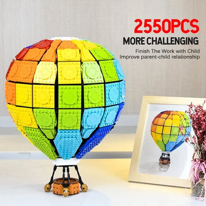 MOC Building Block Set: Rainbow Balloon, Model C-002