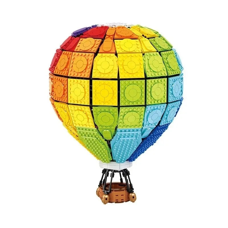 MOC Building Block Set: Rainbow Balloon, Model C-002