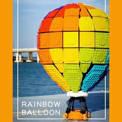 MOC Building Block Set: Rainbow Balloon, Model C-002