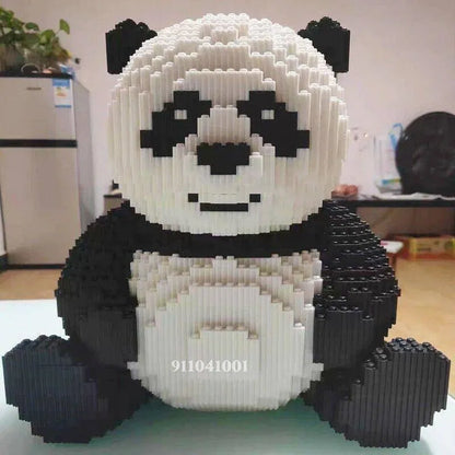 MOC Building Block Set: Large Panda Bear MINI, Model 8036