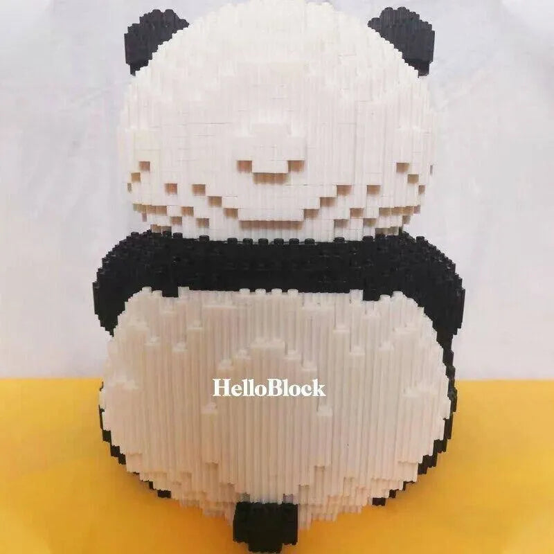 MOC Building Block Set: Large Panda Bear MINI, Model 8036