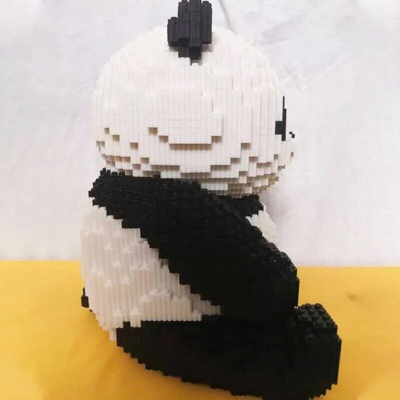 MOC Building Block Set: Large Panda Bear MINI, Model 8036