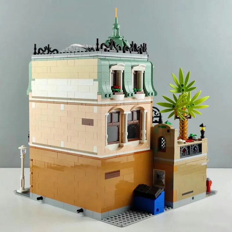 MOC Building Block Set: Street Creator Boutique Hotel 22050