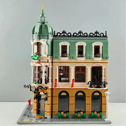 MOC Building Block Set: Street Creator Boutique Hotel 22050