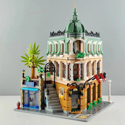 MOC Building Block Set: Street Creator Boutique Hotel 22050