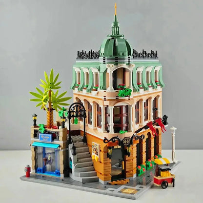 MOC Building Block Set: Street Creator Boutique Hotel 22050