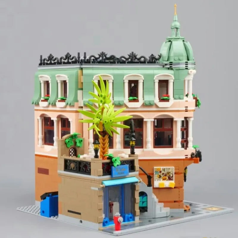 MOC Building Block Set: Street Creator Boutique Hotel 22050