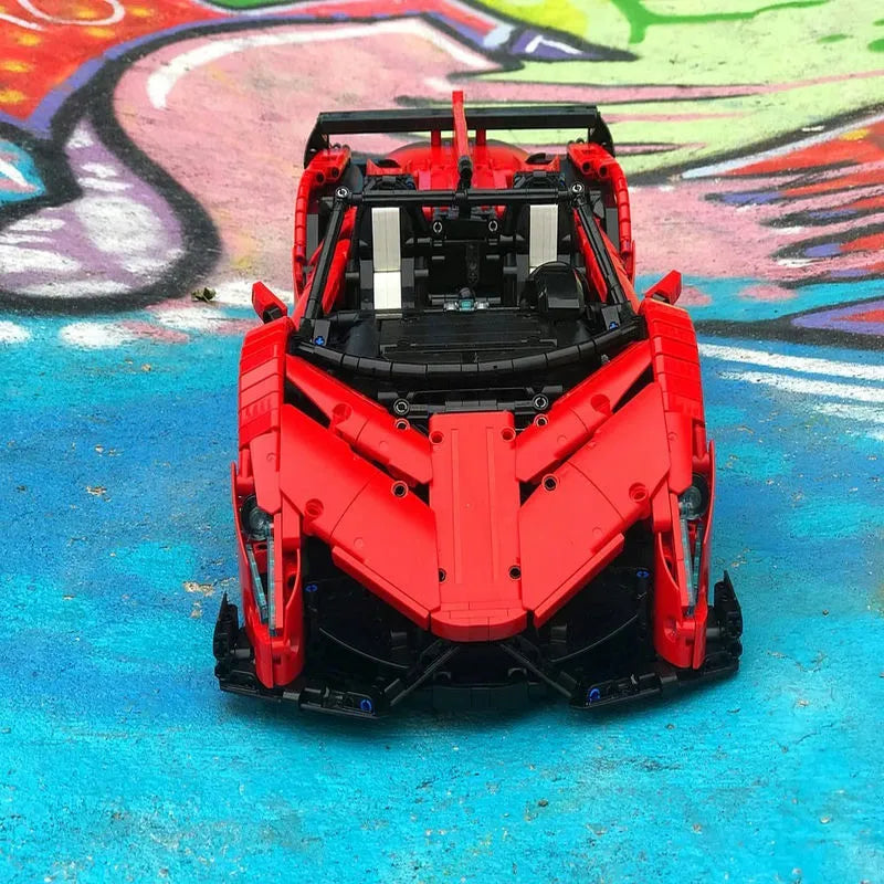MOC Building Block Set: Super Roadster Racing Cars MINI