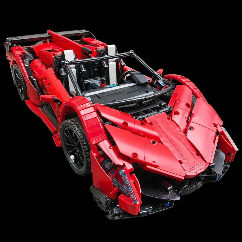 MOC Building Block Set: Super Roadster Racing Cars MINI