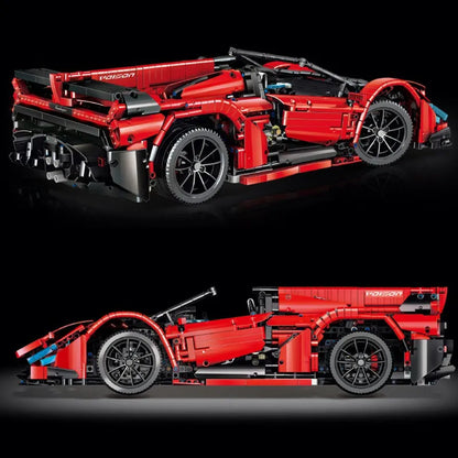 MOC Building Block Set: Super Roadster Racing Cars MINI