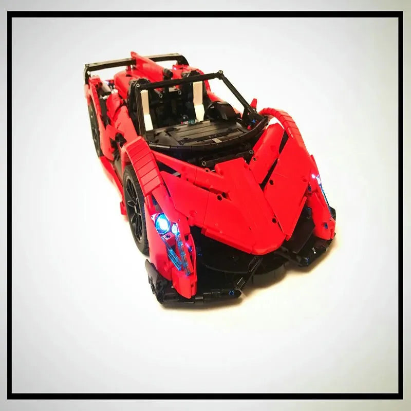 MOC Building Block Set: Super Roadster Racing Cars MINI