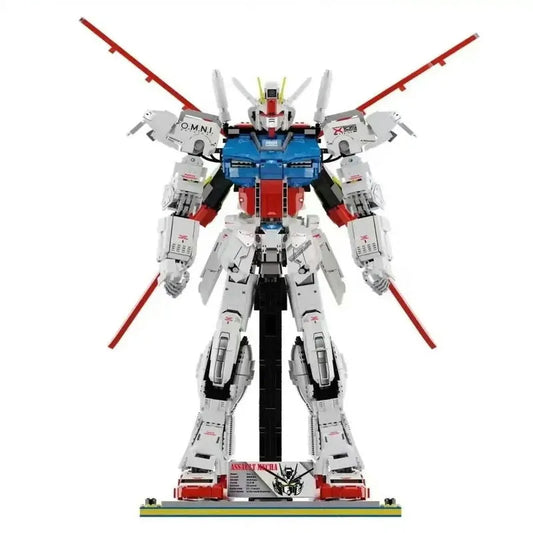 MOC Building Block Set: X105 Strike Mobile Suits Gundam Robot, Model JS10001