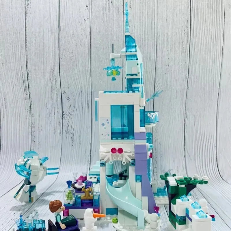 MOC Building Block Set: Friends 3016 Elsa Magical Ice Palace, Model SX3016