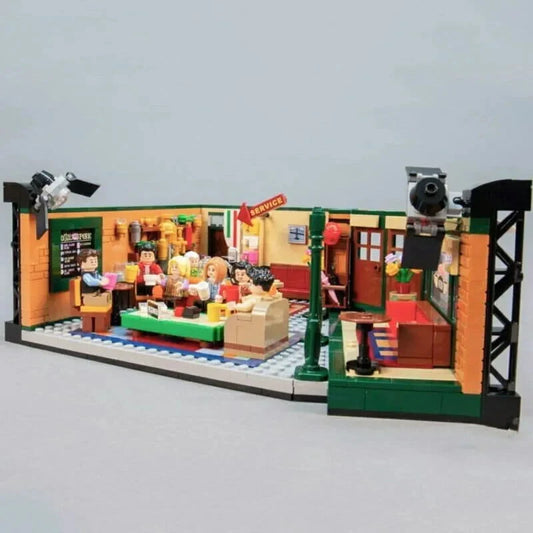 MOC Building Block Set: Friends MOC Central Perk Cafe, Model XD2029