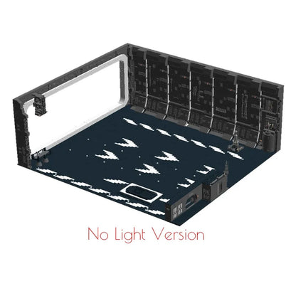 MOC Motorized Building Block Set: Hanger MOC Docking Bay For Star Wars UCS Falcon Millennium, Model 327