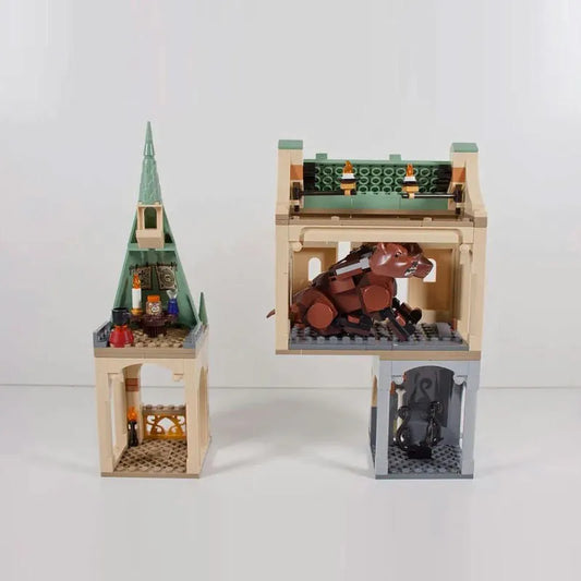 MOC Building Block Set: Harry Potter 60138 Hogwarts Fluffy Encounter
