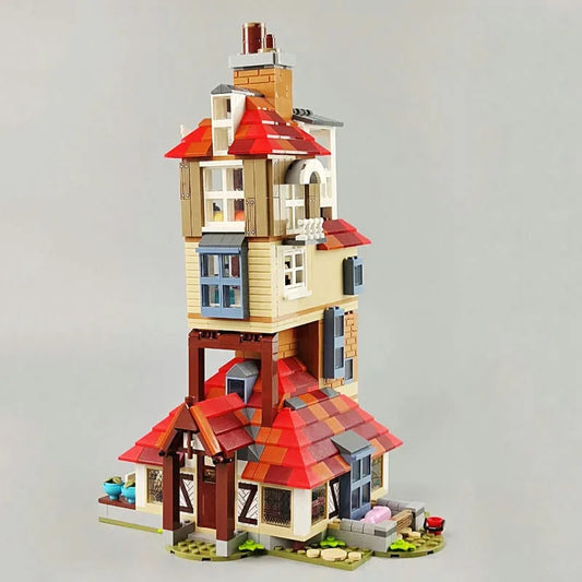 MOC Building Block Set: Harry Potter 70070 Attack on The Burrow