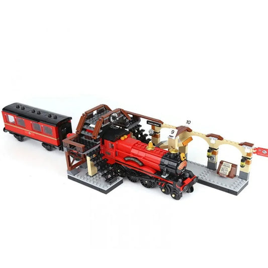MOC Building Block Set: Harry Potter Hogwarts Express Train, Model 11006