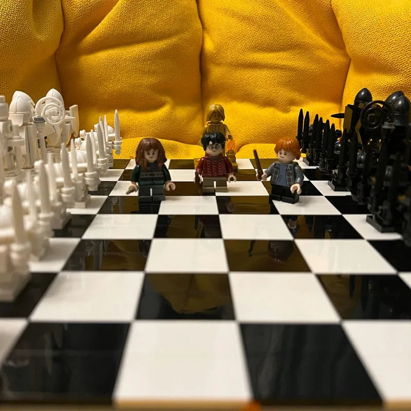 MOC Building Block Set: Harry Potter MOC Hogwarts Wizard Chess 1028