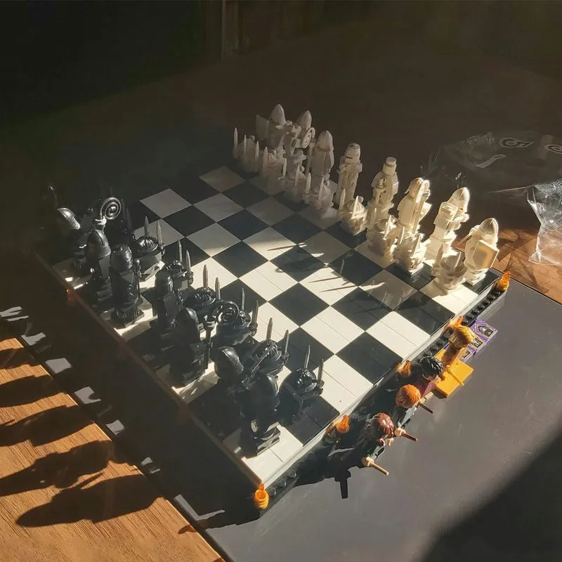 MOC Building Block Set: Harry Potter MOC Hogwarts Wizard Chess 1028