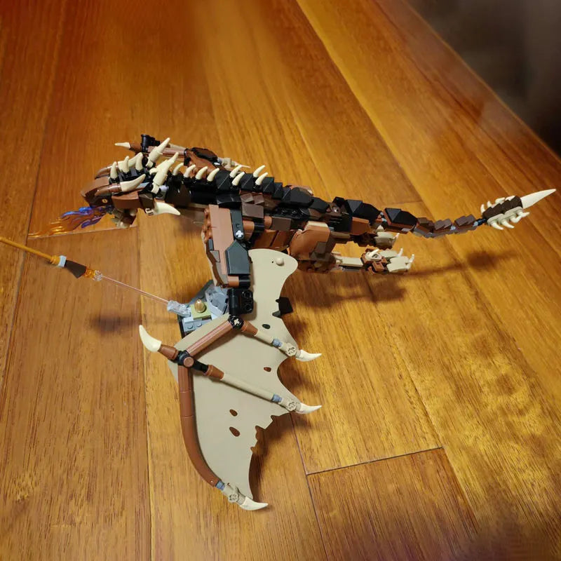 MOC Building Block Set: Harry Potter MOC Hungarian Horntail Dragon 99099