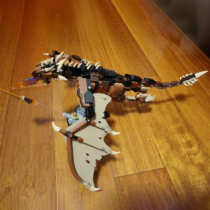 MOC Building Block Set: Harry Potter MOC Hungarian Horntail Dragon 99099