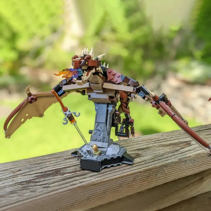 MOC Building Block Set: Harry Potter MOC Hungarian Horntail Dragon 99099