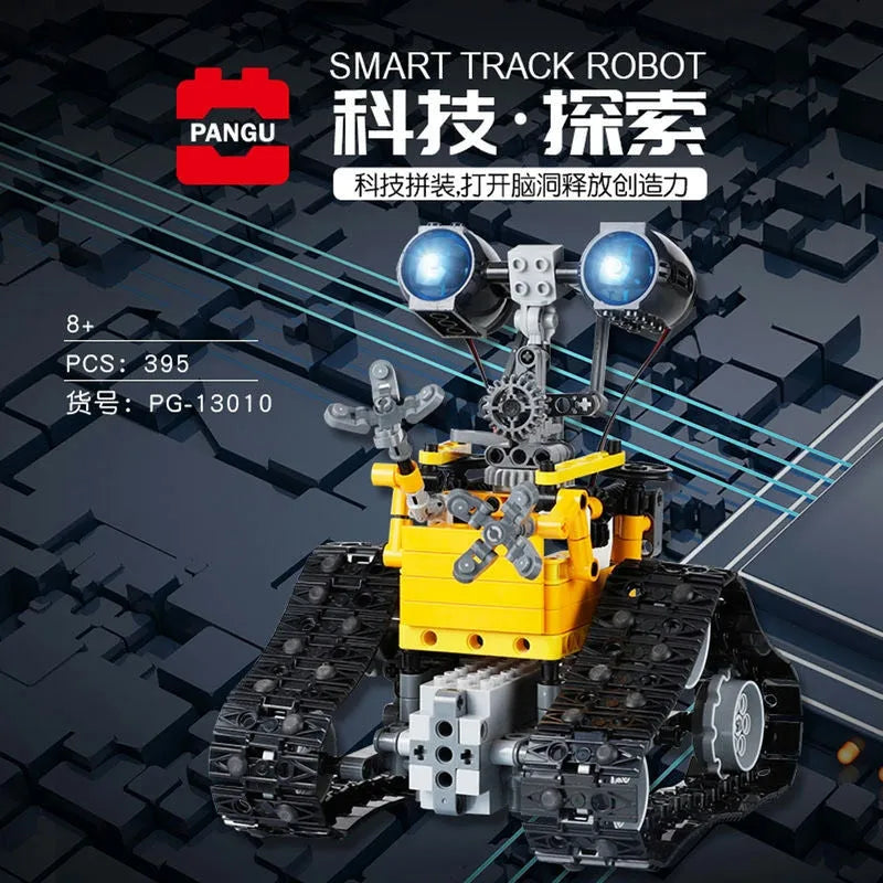 MOC Motorized Building Block Set: Idea Creative MOC 13010 Programming Robot, Model PG13010