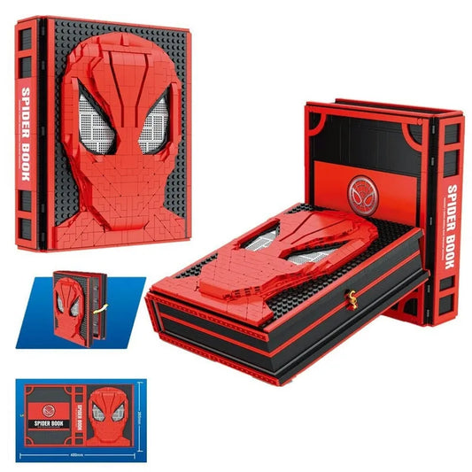 MOC Building Block Set: Idea Expert Spider Collector Book, Model LJ2461