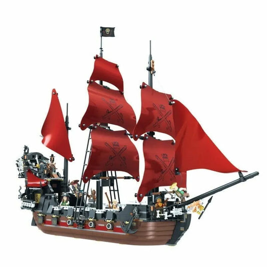 MOC Building Block Set: 16009 Pirates Of Caribbean Queen Anne's Revenge Ship