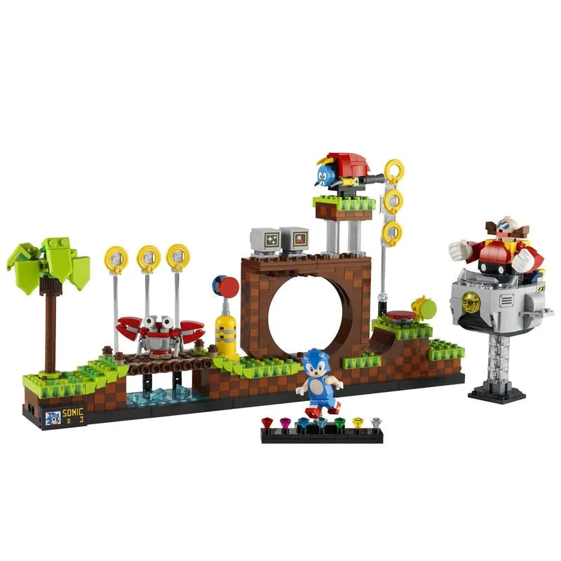 MOC Building Block Set: 29005 Sonic Hedgehog Green Hill Zone