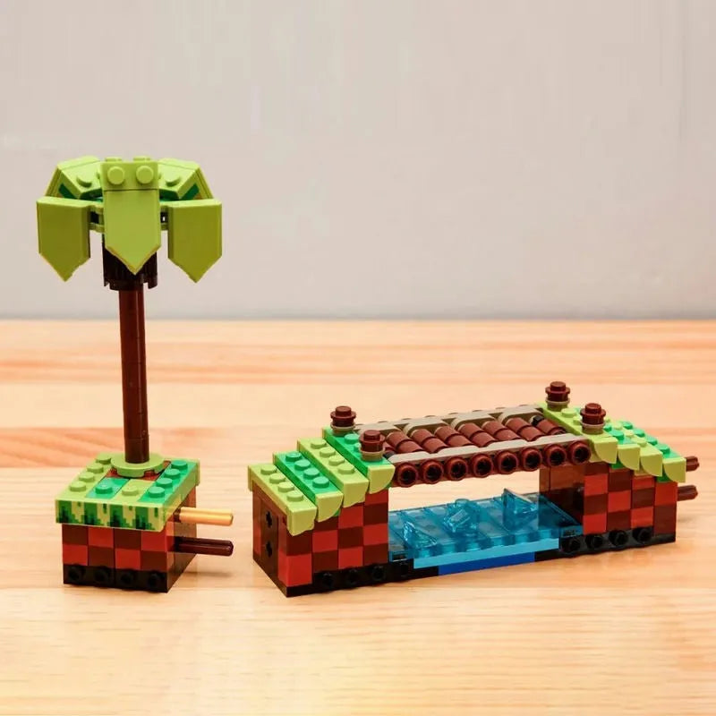 MOC Building Block Set: 29005 Sonic Hedgehog Green Hill Zone