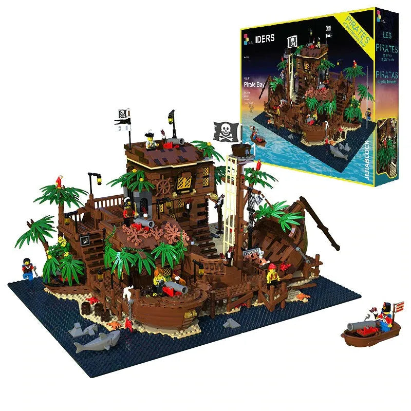 MOC Building Block Set: Pirates Of Barracuda Bay Ship 49016