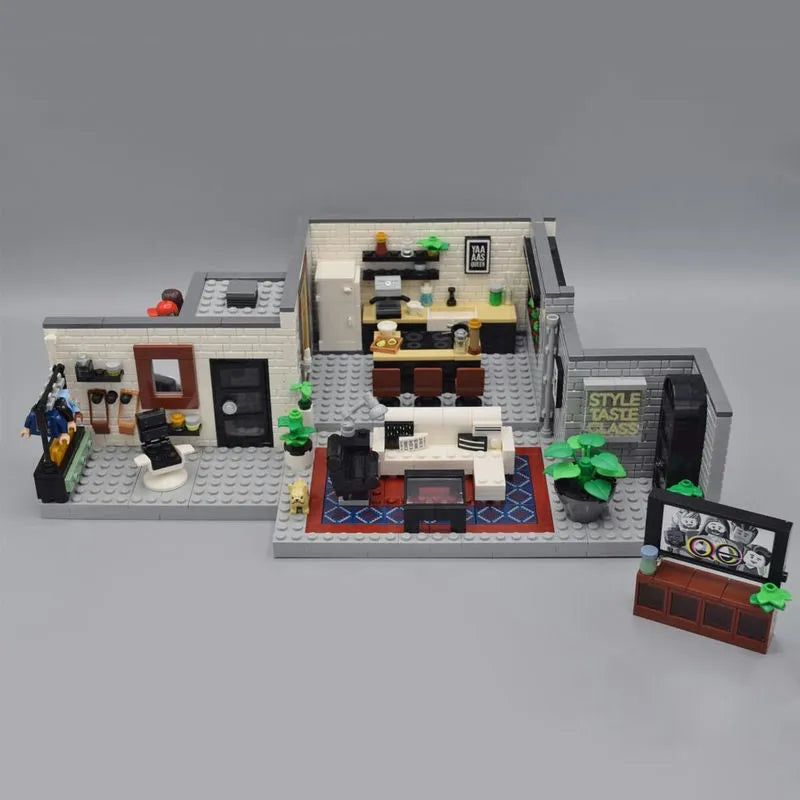 MOC Building Block Set: Queer Eye Fab 5 Loft 12008