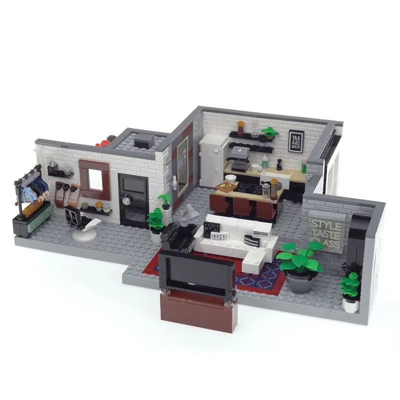 MOC Building Block Set: Queer Eye Fab 5 Loft 12008