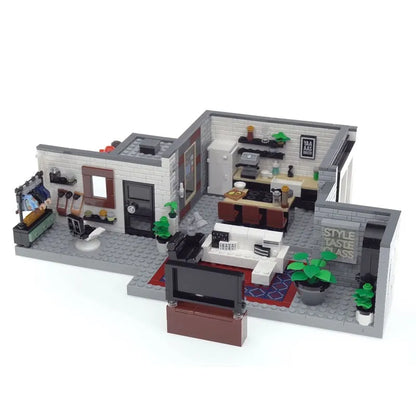 MOC Building Block Set: Queer Eye Fab 5 Loft 12008