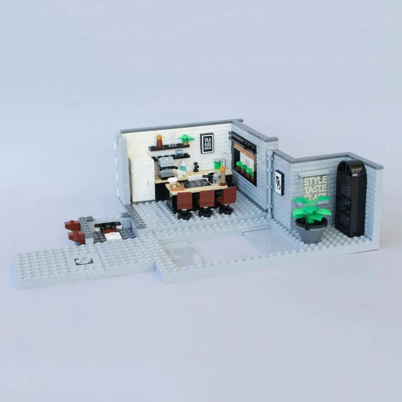 MOC Building Block Set: Queer Eye Fab 5 Loft 12008