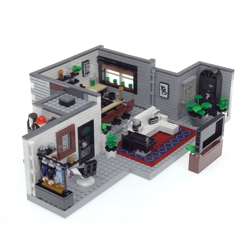 MOC Building Block Set: Queer Eye Fab 5 Loft 12008