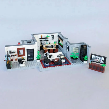 MOC Building Block Set: Queer Eye Fab 5 Loft 12008