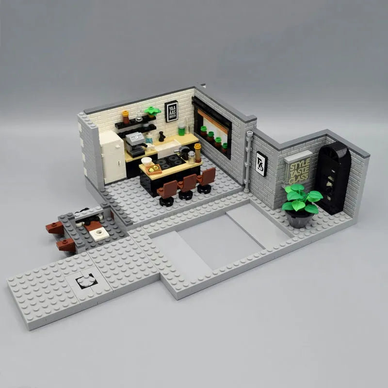 MOC Building Block Set: Queer Eye Fab 5 Loft 12008