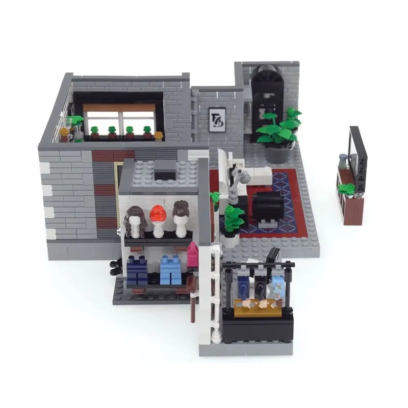 MOC Building Block Set: Queer Eye Fab 5 Loft 12008