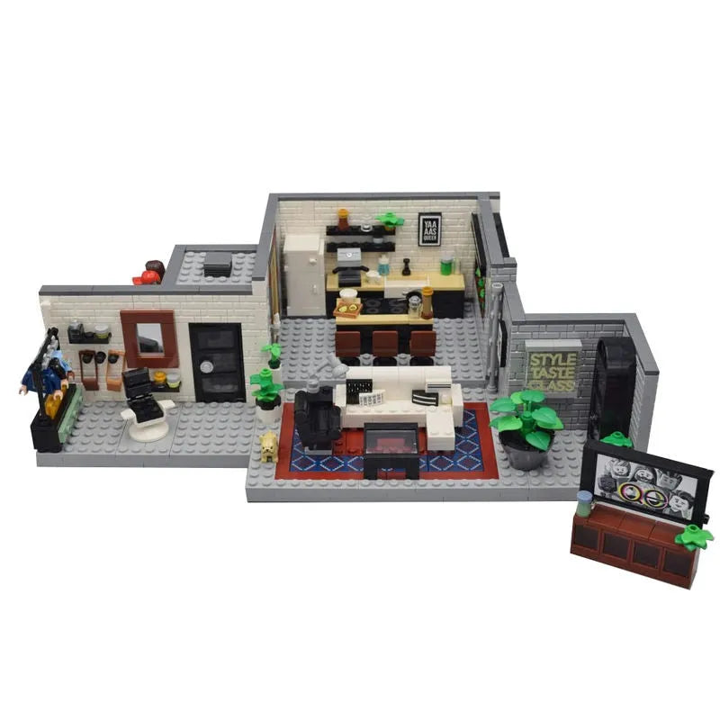 MOC Building Block Set: Queer Eye Fab 5 Loft 12008