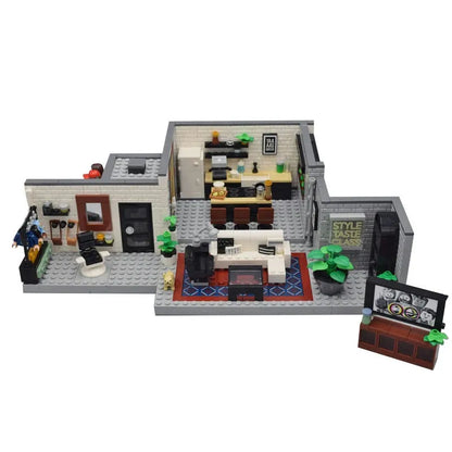 MOC Building Block Set: Queer Eye Fab 5 Loft 12008
