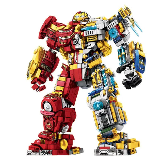 MOC Building Block Set: Marvel Super Iron Hero Warrior Robot, Model 76078