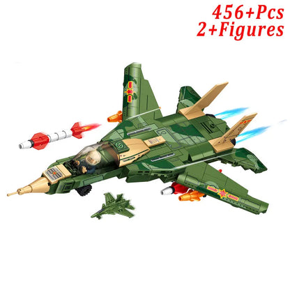 MOC Building Block Set: Aircraft Tomcat F-14 Fighter Plane, Model 88026