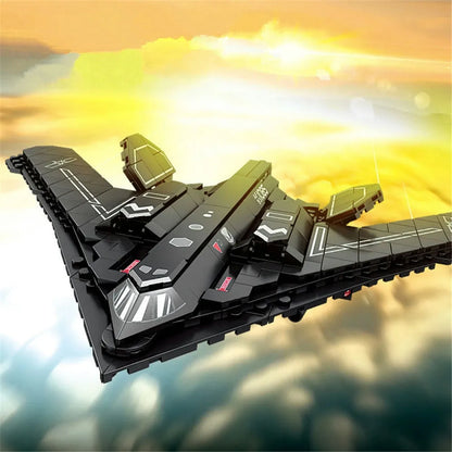 MOC Building Block Set: China H-20 Stealth Bomber Aircraft, Model LY9005