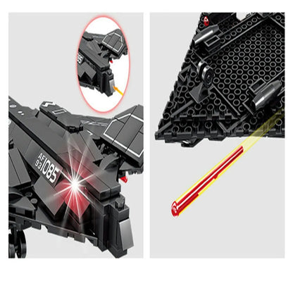 MOC Building Block Set: China H-20 Stealth Bomber Aircraft, Model LY9005